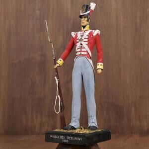 Middlesex Regiment 1815 - Made in England I.H. Arthur Wood Soldier Carving